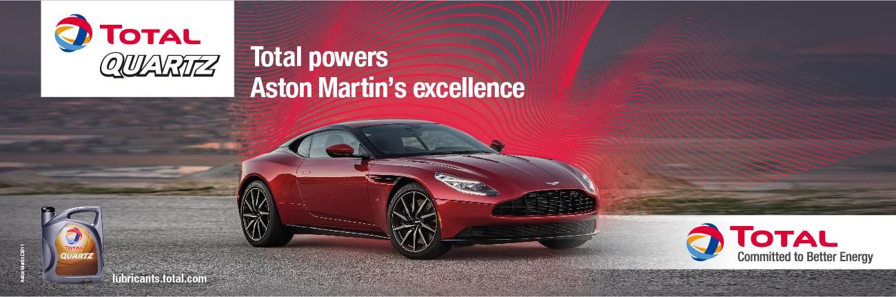 Total powers Aston Martin's excellence